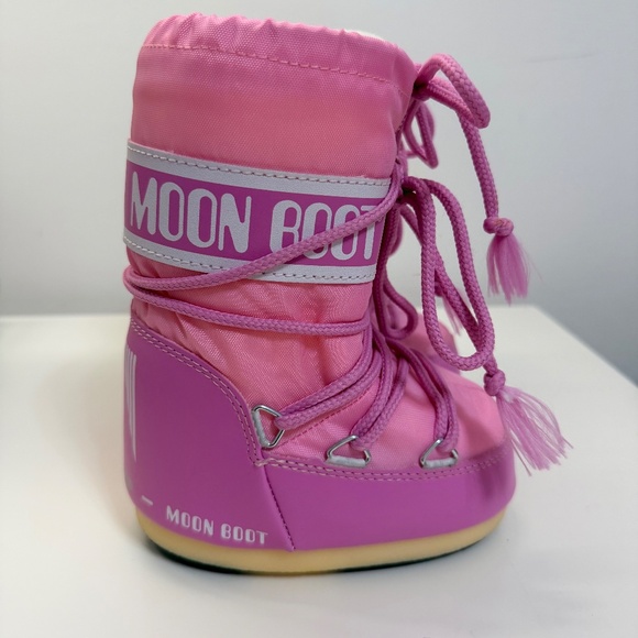 Moon Boot Pink Kids Size EU 23/26 (US 7C/9.5C) - Picture 3 of 4